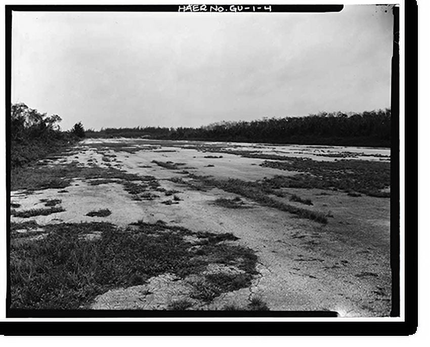 Historic Print, Orote Point Airfield, Apra Harbor Naval Reservation