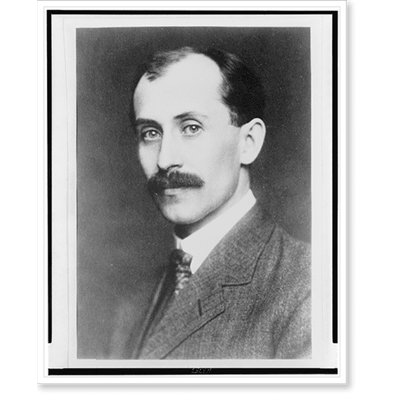 Historic Print, [Orville Wright, head-and-shoulders portrait, facing left], 18" x 24"