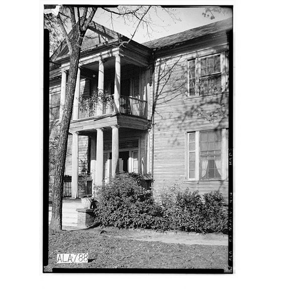 Historic Print, Osborne-Jones House, County Road 45 (Washington Street), Marion vicinity, Perry County, AL - 4, 16" x 20"