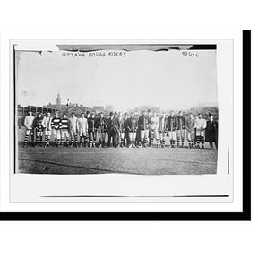 Historic Print, Ottawa Rough Riders athletic team on field, 16" x 20"