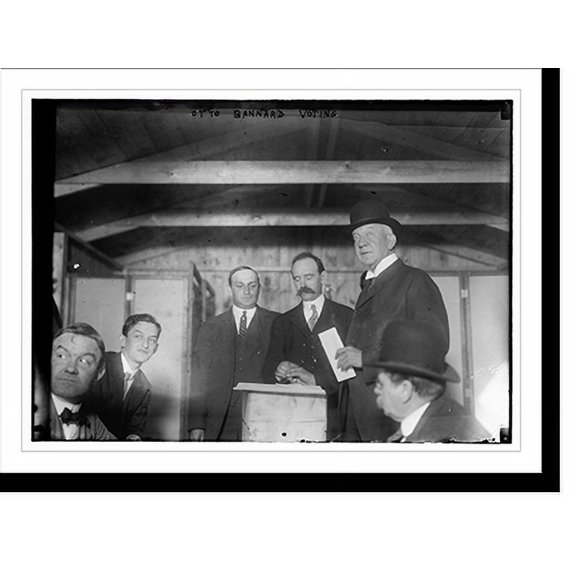 Historic Print, Otto Bannard Voting, 16" x 20"