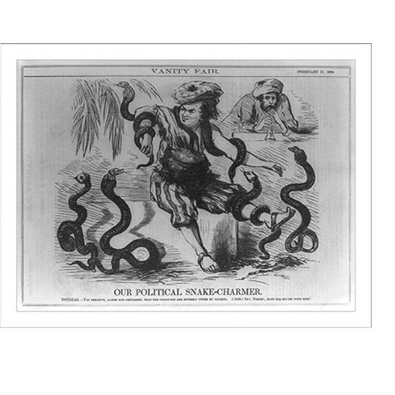 Historic Print, Our political snake-charmer - 2, 18" x 24"