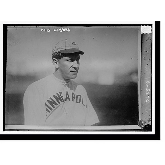Historic Print, Outfielder Otis Clymer, Minneapolis, American Asociation (baseball), 16" x 20"