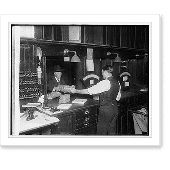 Historic Print, P.M. Gen. New mailing personal mail, 12/1/25, 18" x 24"
