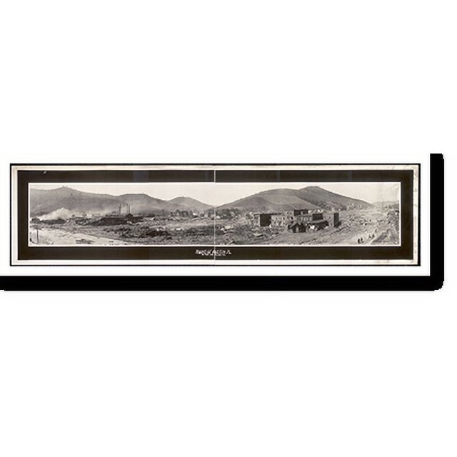 Historic Print, PA Austin ruins 1911, 16" x 20"