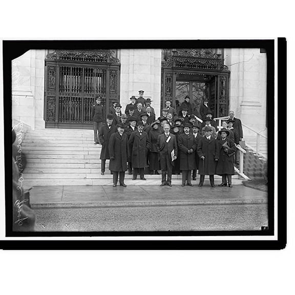 Historic Print, PAN AMERICAN SCIENTIFIC CONGRESS. EDUCATIONAL GROUP. P.P. CLAXTON, U.S. COMMR. ED., CENTER, 16" x 20"