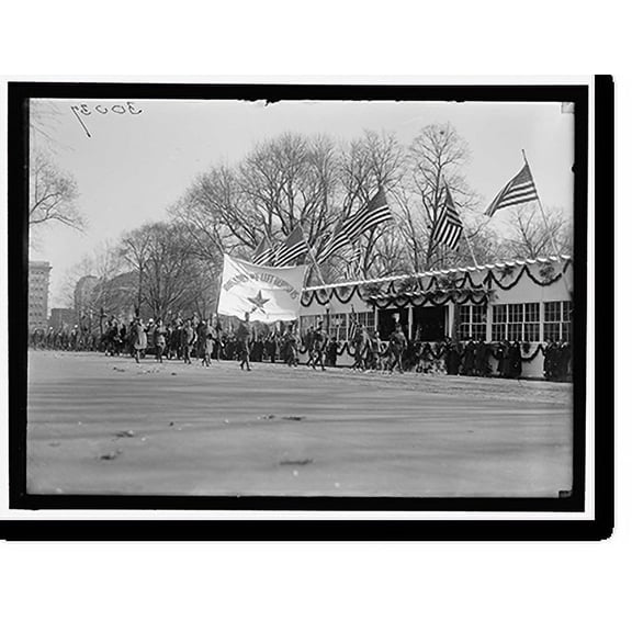 Historic Print, PARADES. WELCOME HOME PARADE FOR PRESIDENT WILSON - 6, 16" x 20"