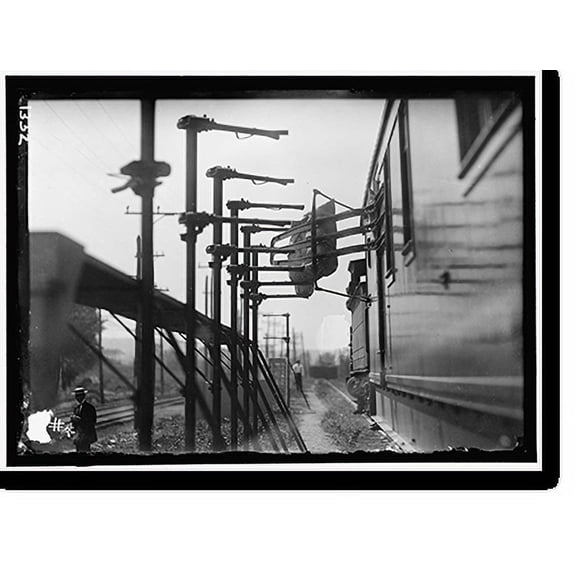 Historic Print, POST OFFICE DEPARTMENT. HUPP AUTO RAILWAY SERVICE - 4, 16" x 20"