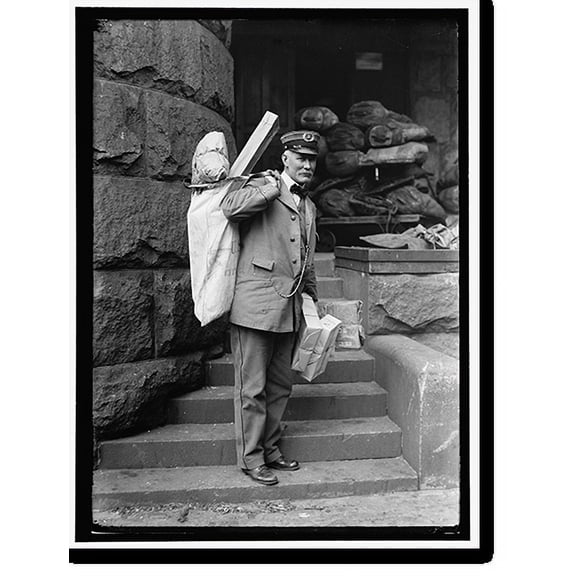 Historic Print, POST OFFICE DEPARTMENT. PARCEL POST, 16" x 20"
