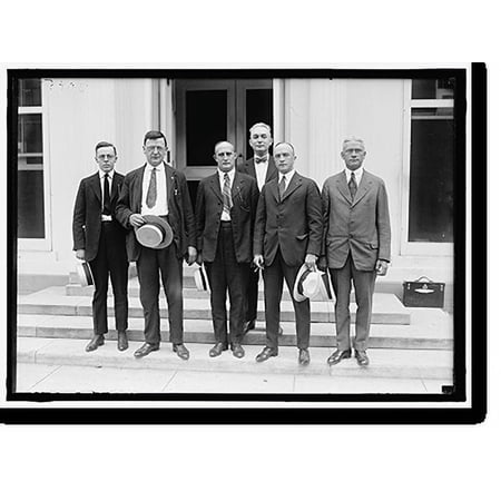 Historic Print, POST OFFICE DEPARTMENT. POSTAL DELEGATION AT WHITE HOUSE, 16" x 20"