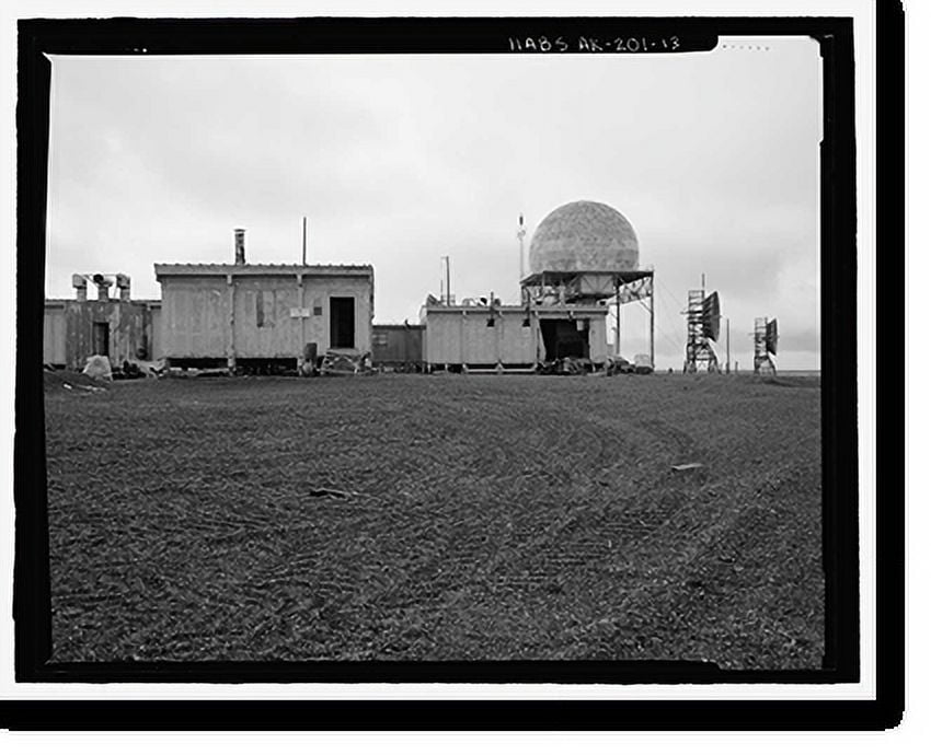 Historic Print, POW3 Distant Early Warning Line Station, Bullen Point