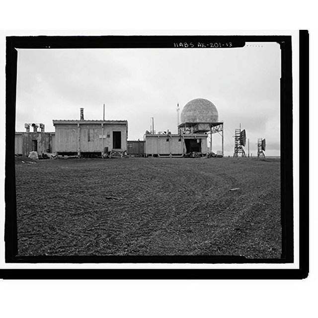 Historic Print, POW3 Distant Early Warning Line Station, Bullen Point