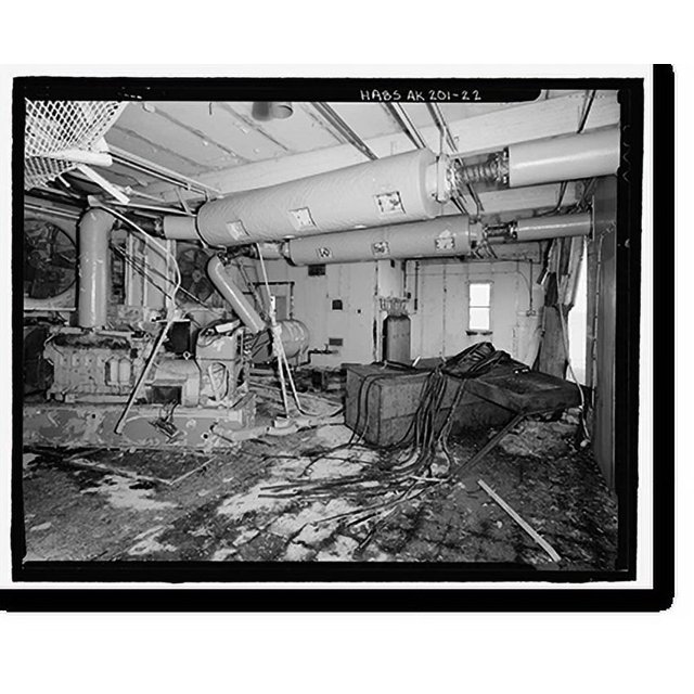 Historic Print, POW3 Distant Early Warning Line Station, Bullen Point