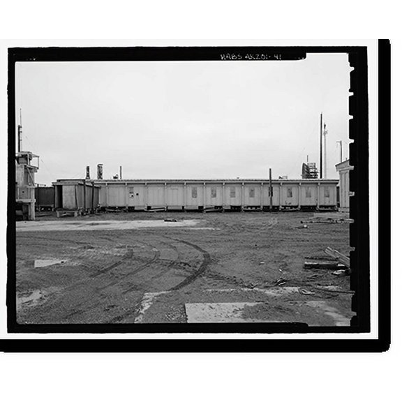 Historic Print, POW-3 Distant Early Warning Line Station, Bullen Point, Prudhoe Bay vicinity, North Slope Borough, AK - 41, 16" x 20"