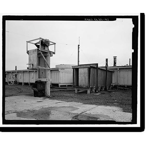 Historic Print, POW-3 Distant Early Warning Line Station, Bullen Point, Prudhoe Bay vicinity, North Slope Borough, AK - 42, 16" x 20"