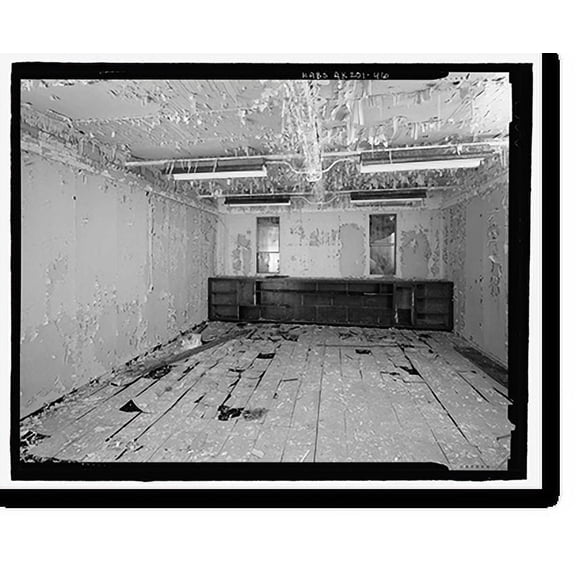 Historic Print, POW-3 Distant Early Warning Line Station, Bullen Point, Prudhoe Bay vicinity, North Slope Borough, AK - 46, 16" x 20"