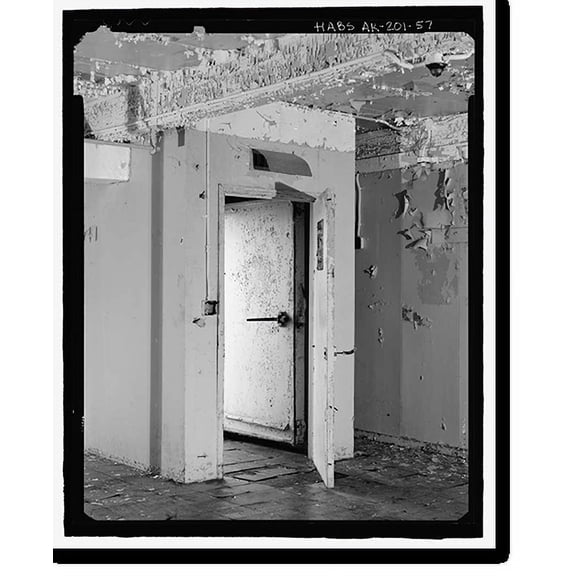 Historic Print, POW-3 Distant Early Warning Line Station, Bullen Point, Prudhoe Bay vicinity, North Slope Borough, AK - 57, 18" x 24"