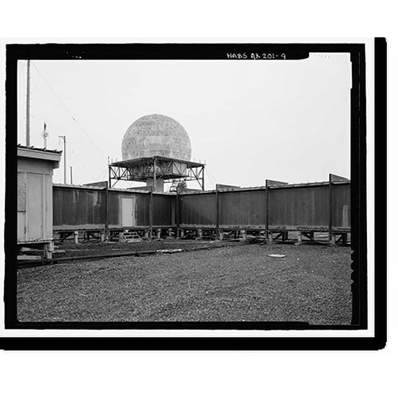 Historic Print, POW-3 Distant Early Warning Line Station, Bullen Point, Prudhoe Bay vicinity, North Slope Borough, AK - 9, 18" x 24"