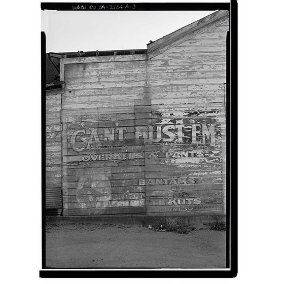 Historic Print, Pablo Vasquez Stable, 200 North Main Street, Half Moon Bay, San Mateo County, CA - 3, 18" x 24"