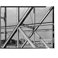 thumbnail image 1 of Historic Print, Pacific Shortline Bridge, U.S. Route 20, spanning Missouri River, Sioux City, Woodbury County, IA - 51, 16" x 20", 1 of 3