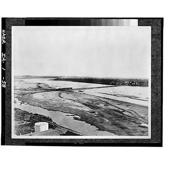 Historic Print, Pacific Shortline Bridge, U.S. Route 20, spanning Missouri River, Sioux City, Woodbury County, IA - 58, 16" x 20"