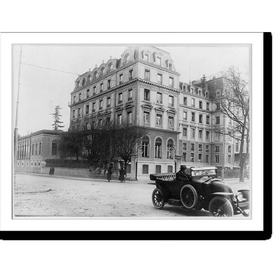 Historic Print, [Palace of Nations, Geneva, Switzerland], 16" x 20"