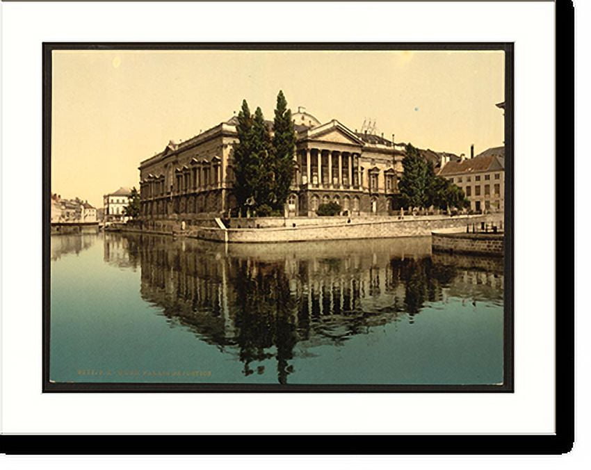 Historic Print, Palais de Justice Ghent Belgium, 16" x 20"