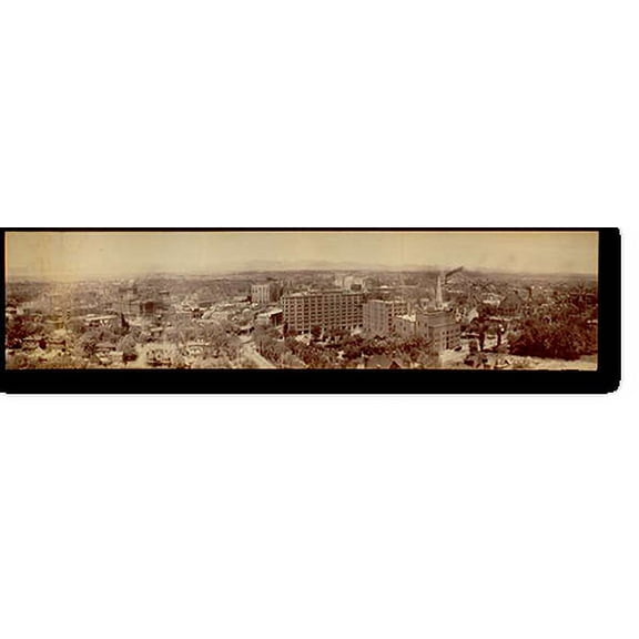 Historic Print, Panorama of Denver - 7, 18" x 24"