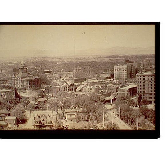 Historic Print, Panorama of Denver - 3, 16" x 20"