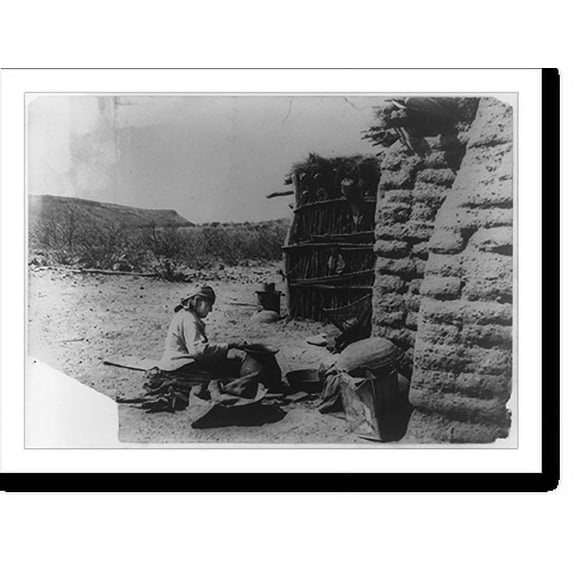 Historic Print, Papago Olla maker, 18" x 24"
