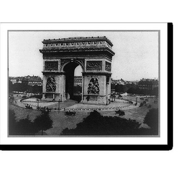 Historic Print, Paris. L'Arc-de-Triomphe de L'Etoile, 18" x 24"