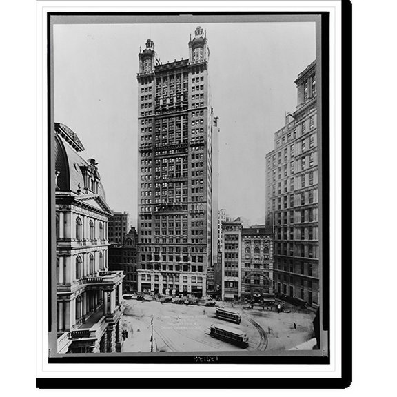 Historic Print, Park Row Building, 21 Park Row, 18" x 24"