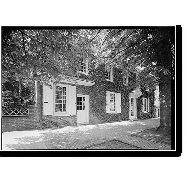 Historic Print, ParkeRidgely House, 7 The Green, Dover, Kent County