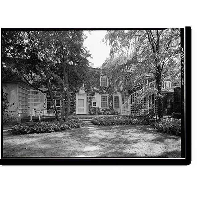 Historic Print, ParkeRidgely House, 7 The Green, Dover, Kent County