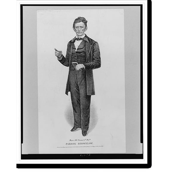 Historic Print, Parson Brownlow.Magee., 18" x 24"