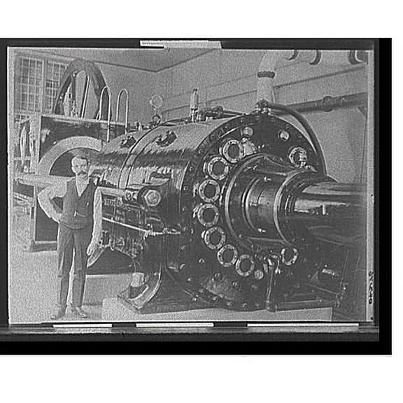Historic Print, [Part of air compressor at Ellison Hoist, Lead Homestake Mine], 18" x 24"