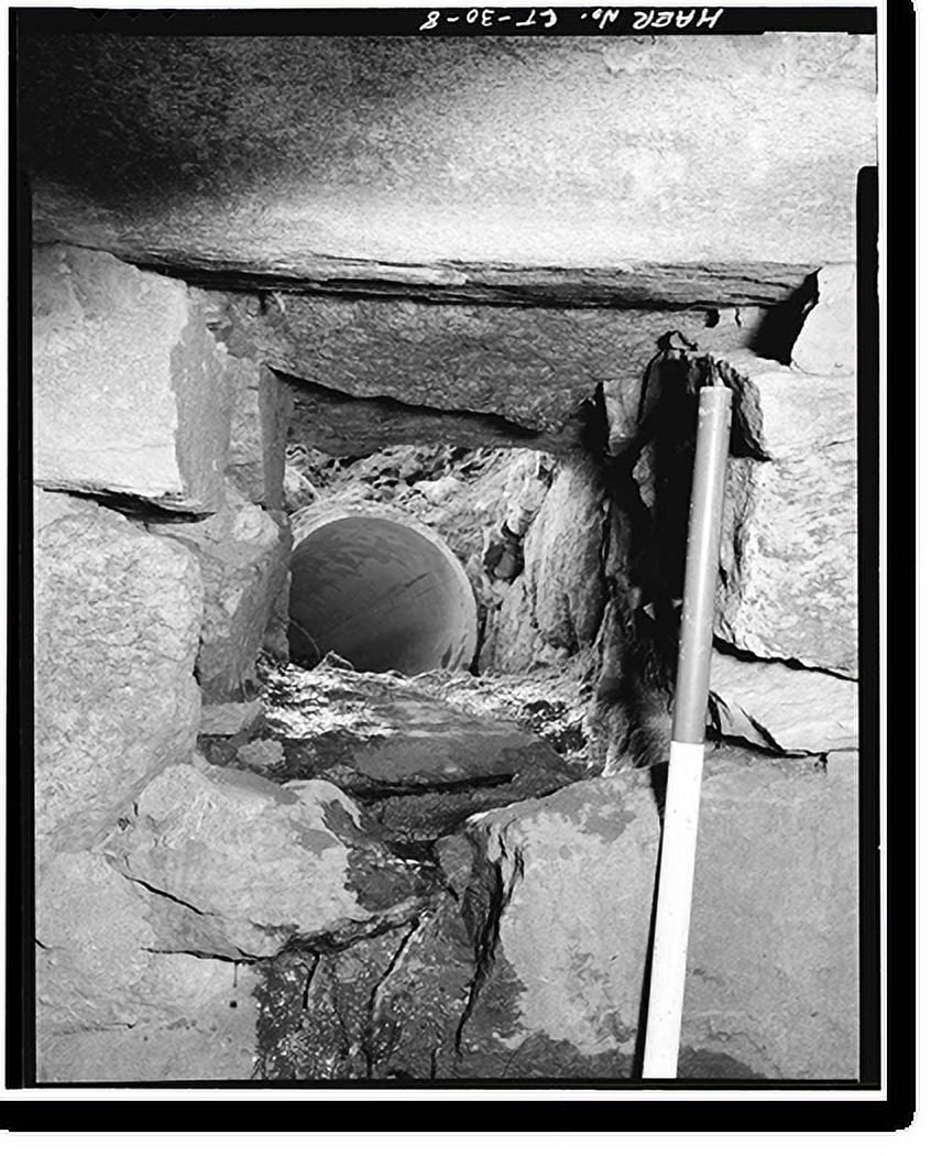 Historic Print, Patch Street Bridge, Spanning Kohanza Brook on Patch