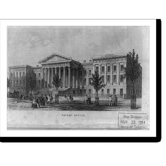 Historic Print, Patent Office - 2, 18" x 24"