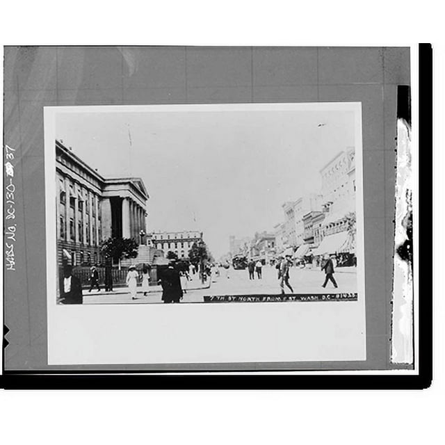 Historic Print, Patent Office Building, Bounded by Seventh, Ninth, F