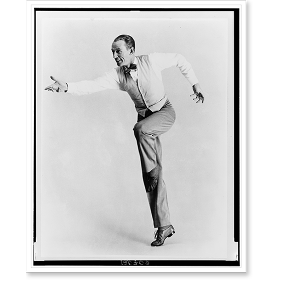 Historic Print, [Paul Draper, full-length portrait, facing left, dancing], 18" x 24"