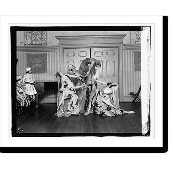 Historic Print, Paul Tcherinkoff's Russian dancers, 4/9/23, 16" x 20"
