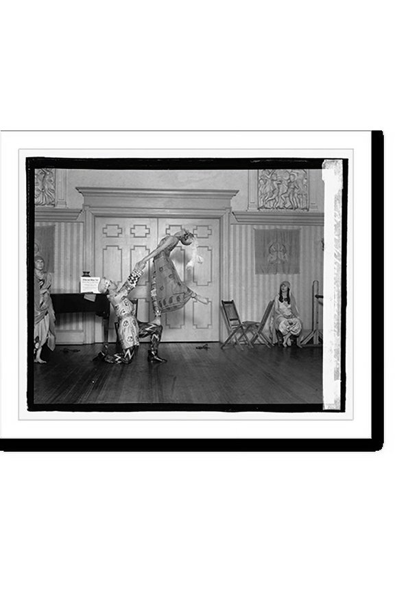 Historic Print, Paul Tcherinkoff's Russian dancers, 4/9/23 - 2, 16" x 20"