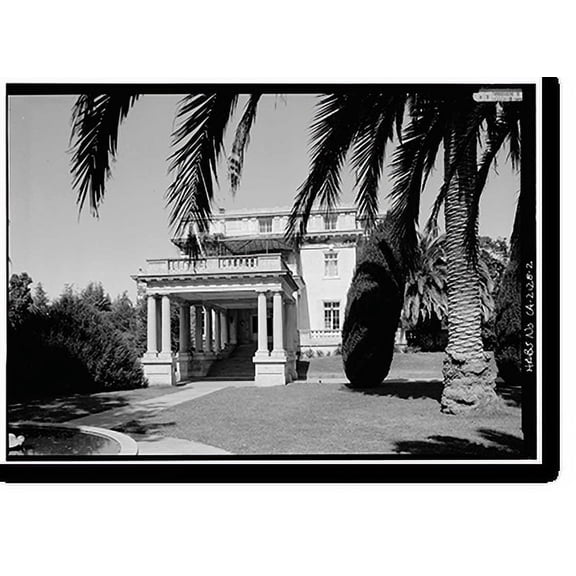 Historic Print, Payne-Douglass House, Valparaiso Avenue, Menlo Park, San Mateo County, CA - 2, 18" x 24"