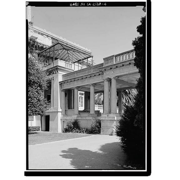 Historic Print, Payne-Douglass House, Valparaiso Avenue, Menlo Park, San Mateo County, CA - 4, 18" x 24"
