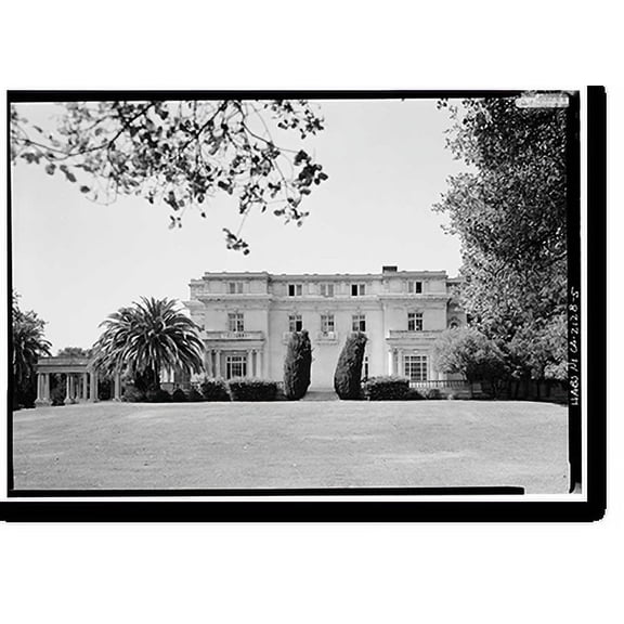 Historic Print, Payne-Douglass House, Valparaiso Avenue, Menlo Park, San Mateo County, CA - 5, 18" x 24"