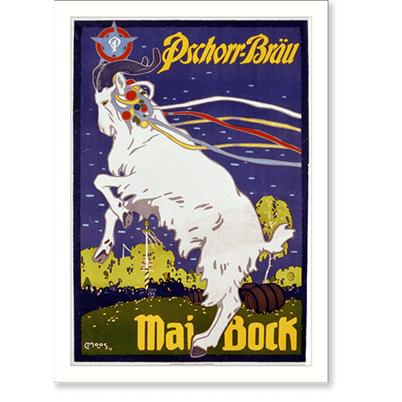 Historic Print, Pchorr-Braü; Mai Bock.Moos . Munchen - O. Consée, 18" x 24"