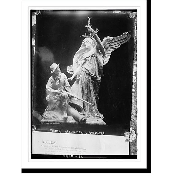 Historic Print, Peace Monument, Atlanta, 18" x 24"