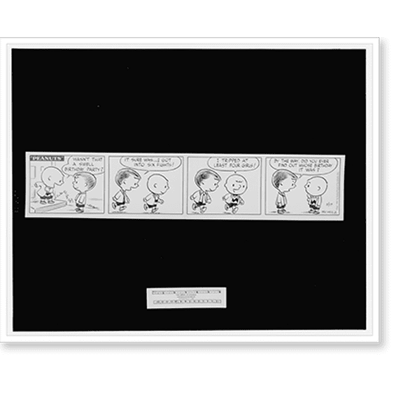 Historic Print, Peanuts. Here comes Charlie Brown!"" - 2, 18" x 24"