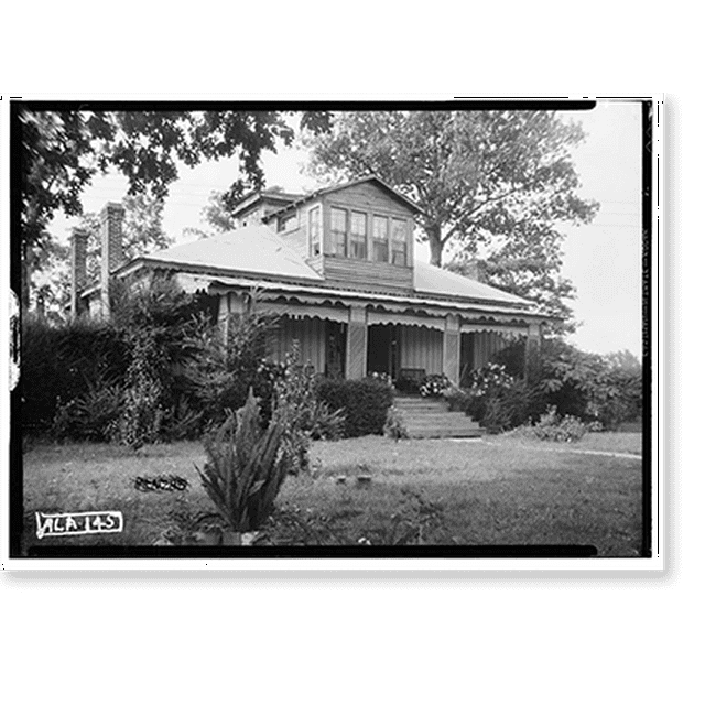 Historic Print, Pearson House, County Road 6, Marengo, Marengo County