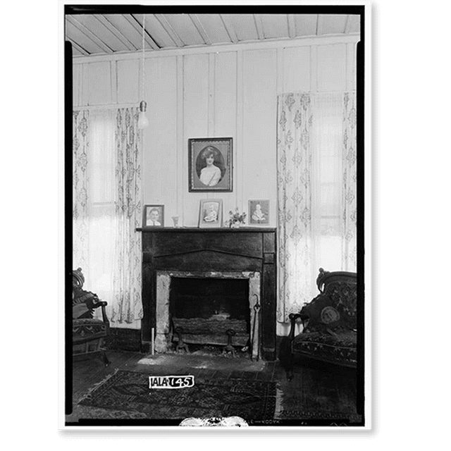 Historic Print, Pearson House, County Road 6, Marengo, Marengo County